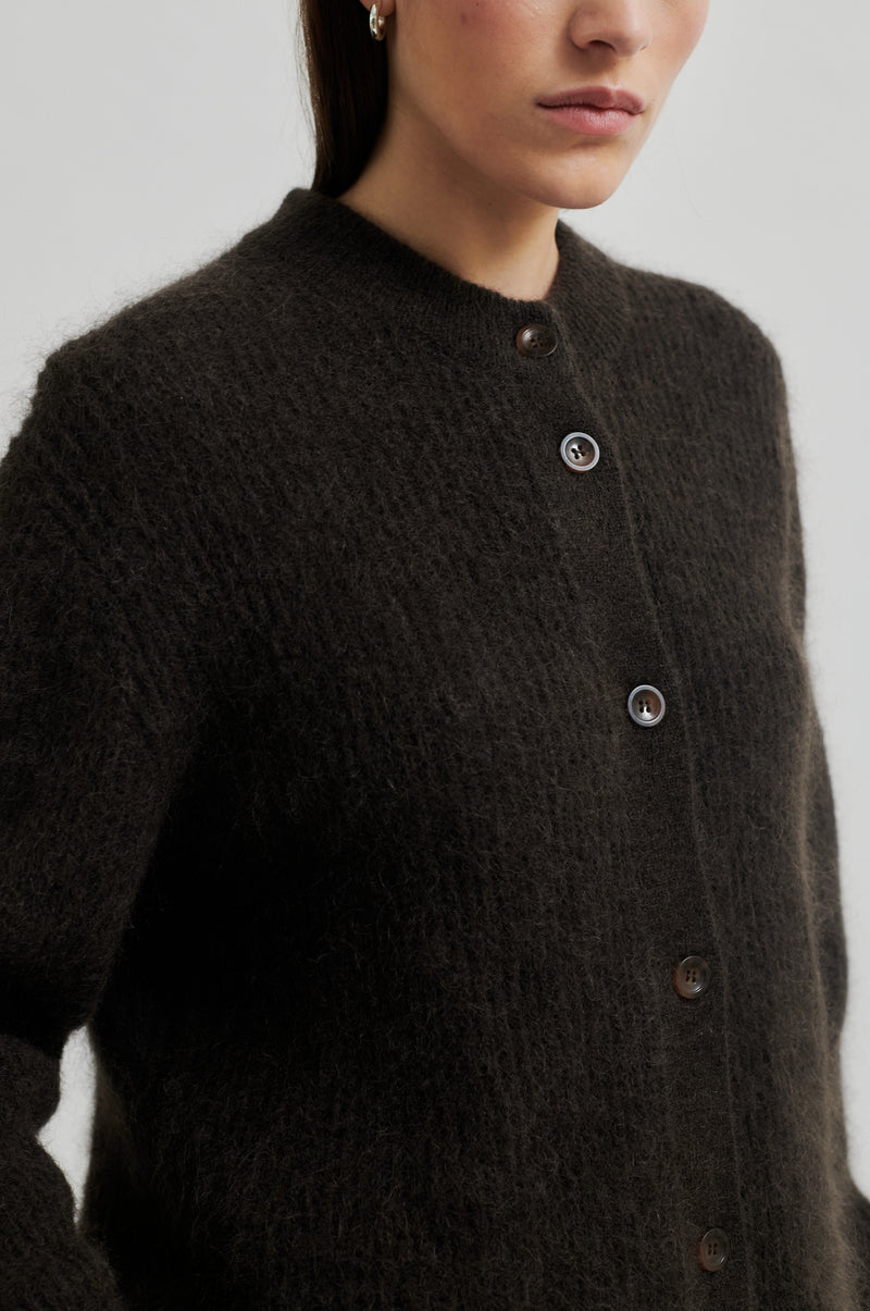 Brook Knit Rib Cardigan