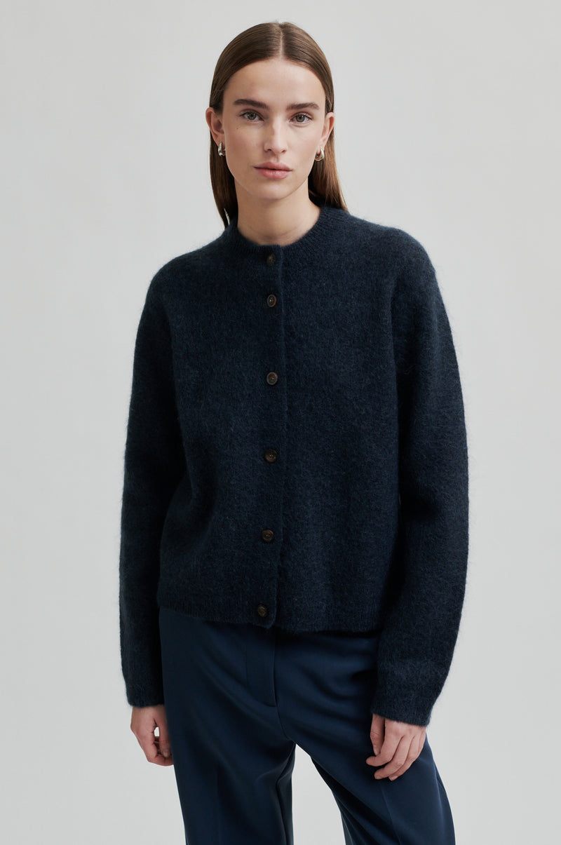 Brook Knit Plain Cardigan