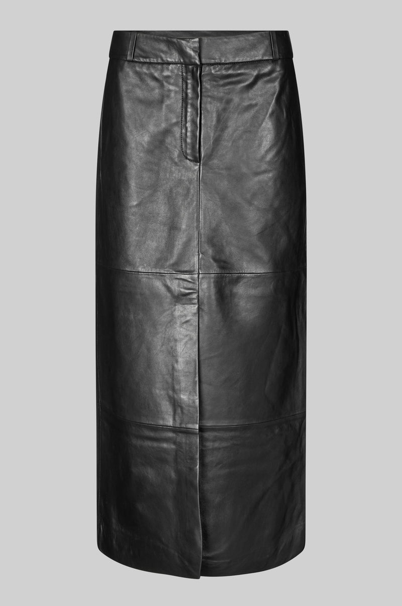 Letho Leather Maxi Skirt