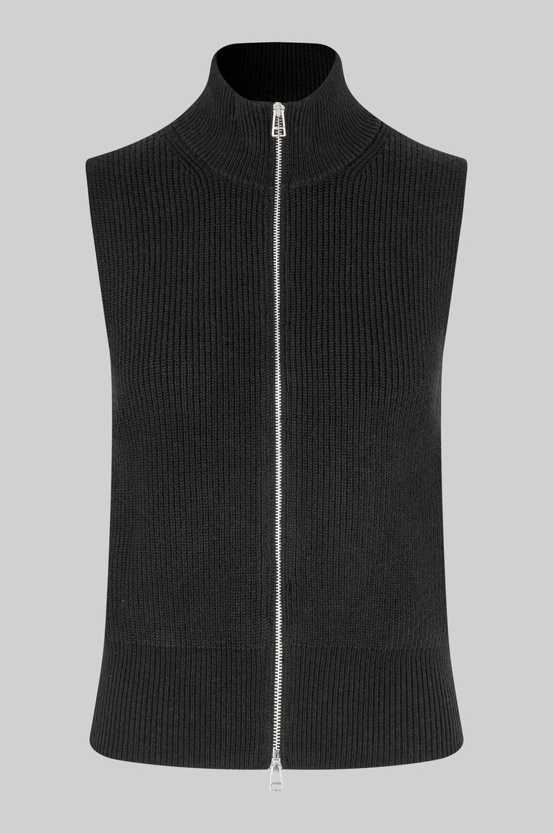 Yora Knit Zip Vest