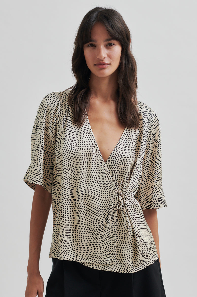 Peri Wrap Blouse