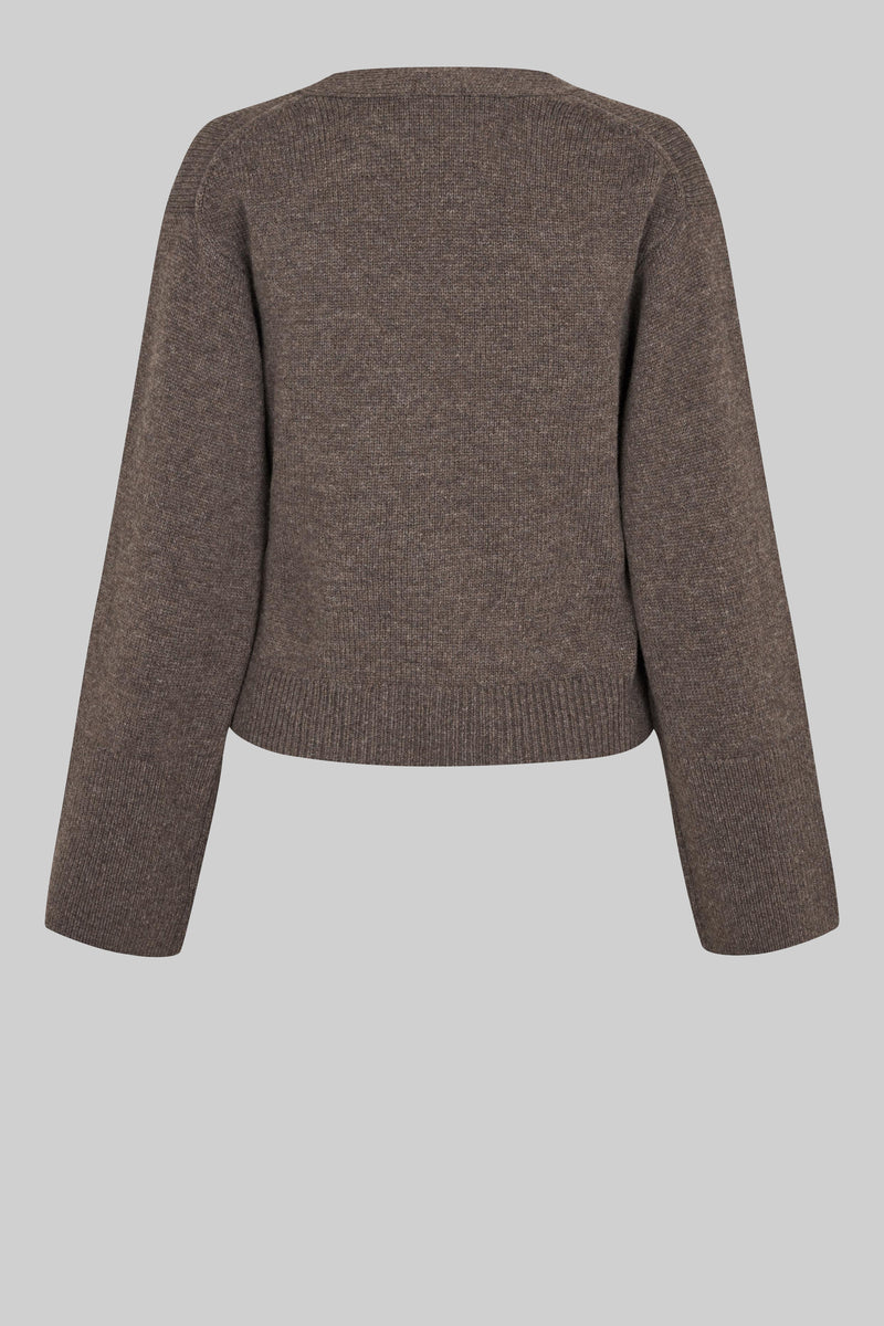 Alpha Knit Fitted Cardigan