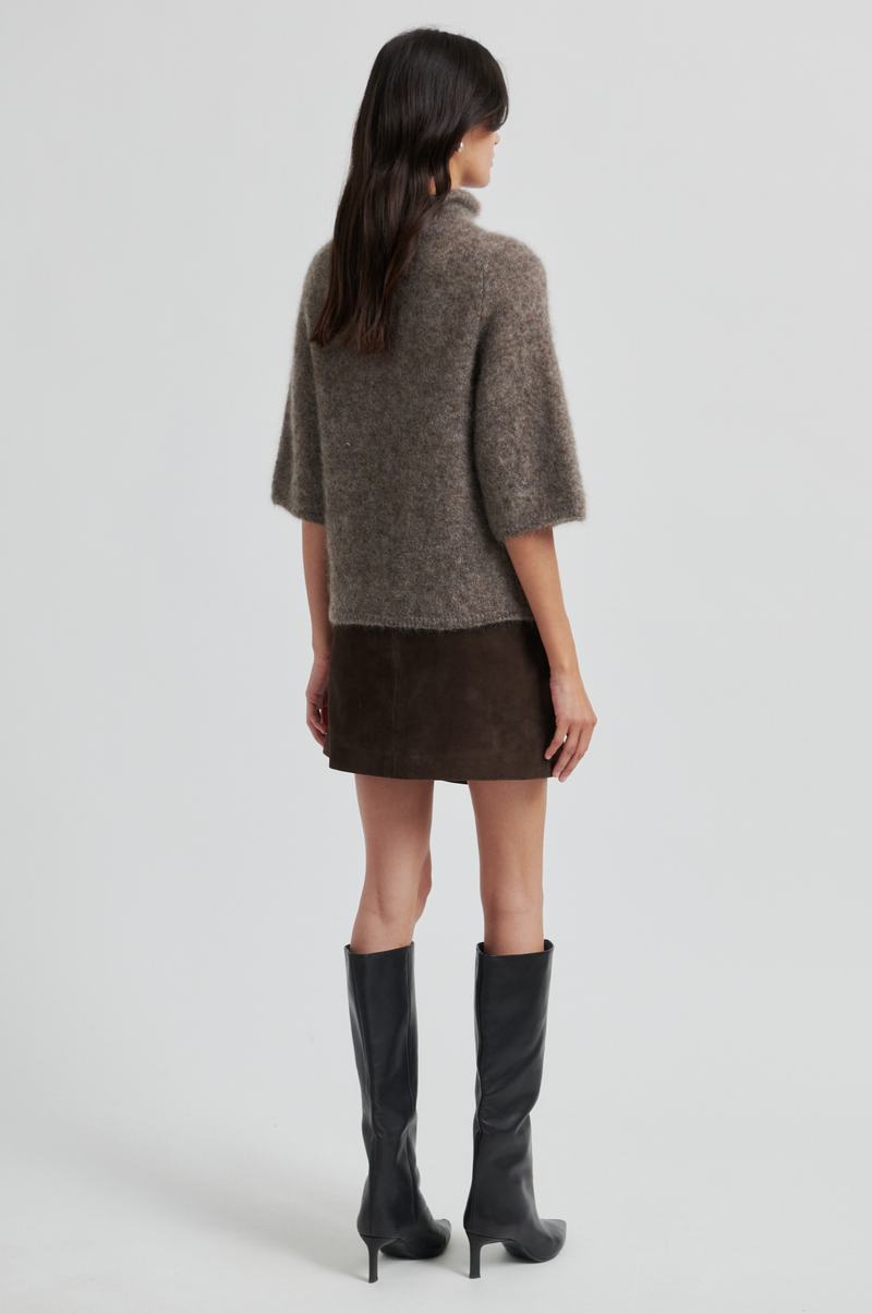 Noormie Suede Mini Skirt