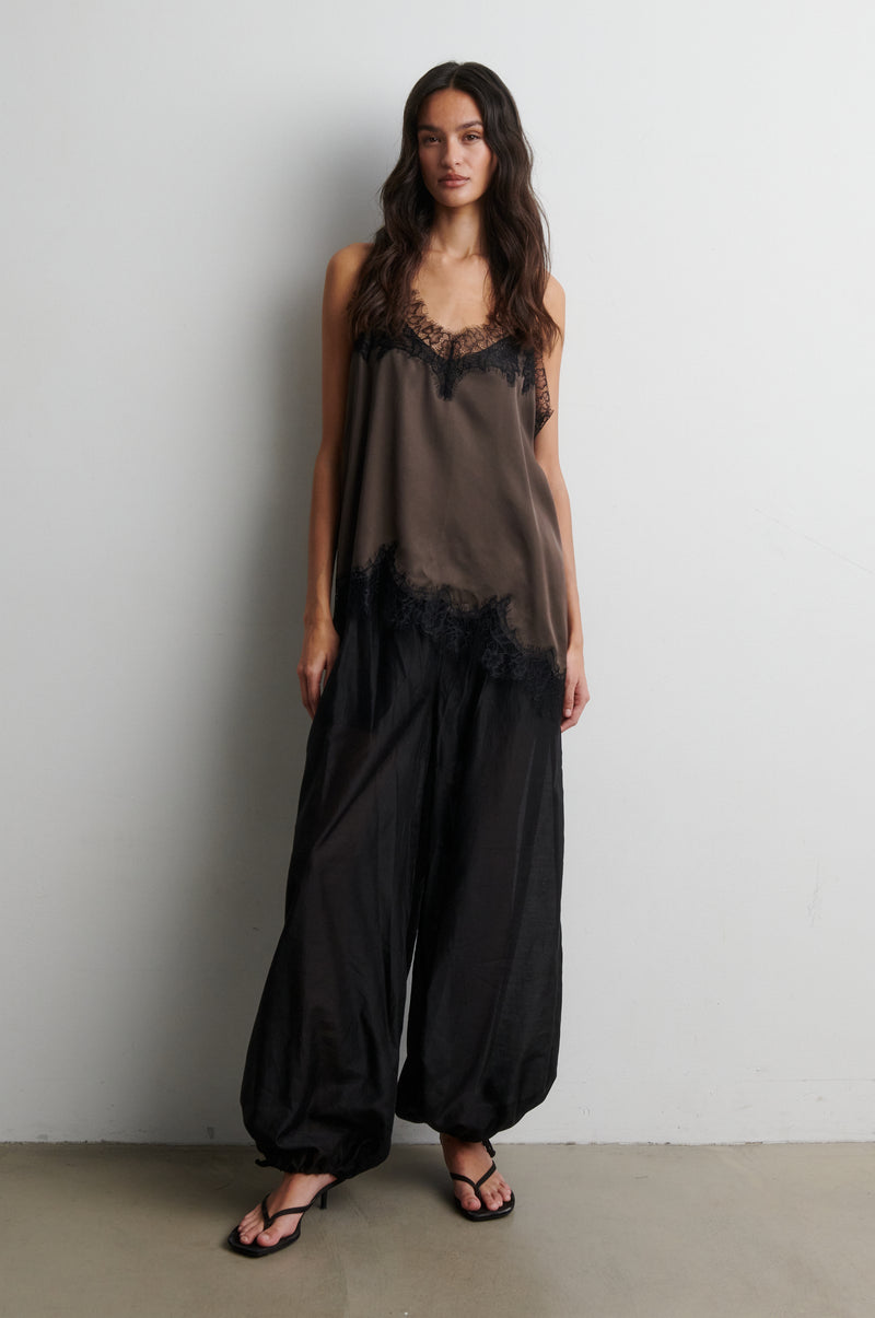 Lacia Contrast Strap Top