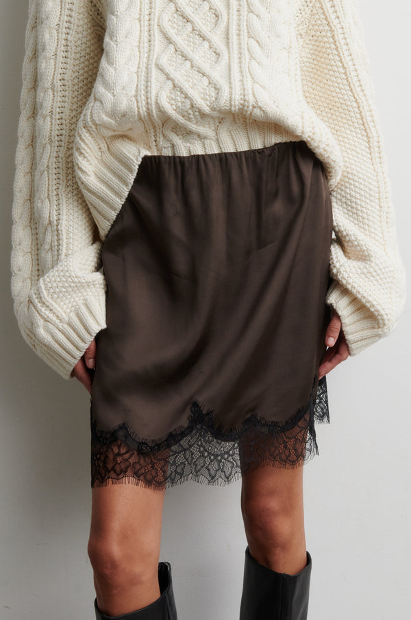 Lacia Contrast Mini Skirt