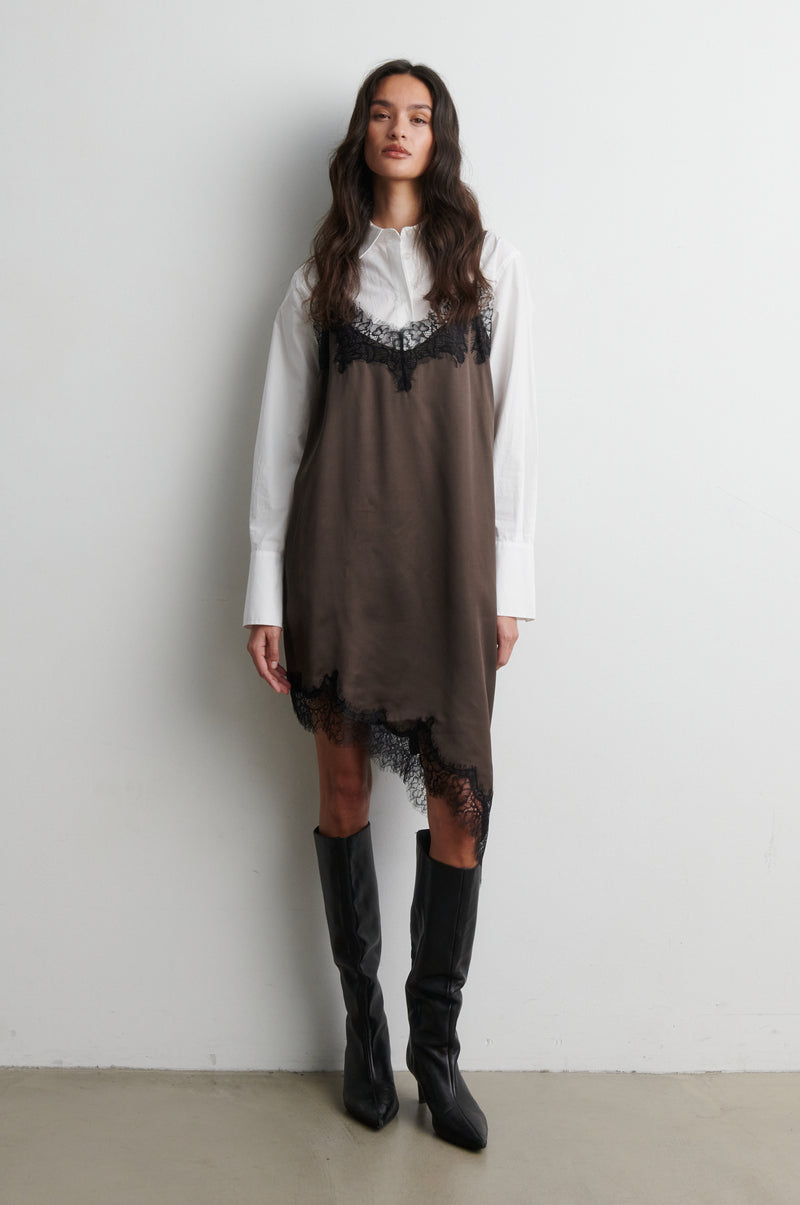 Lacia Contrast Mini Dress