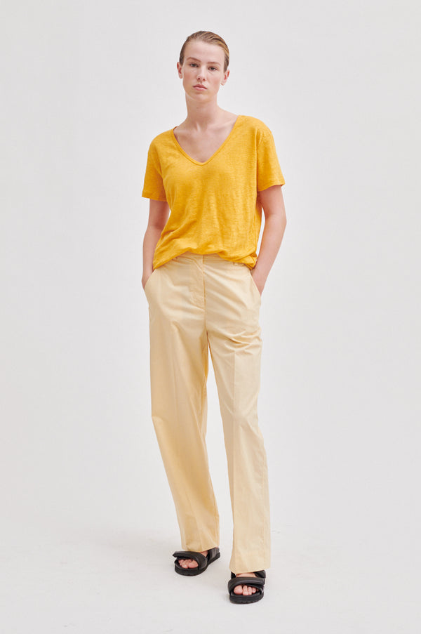 Peony SS V-Neck Tee