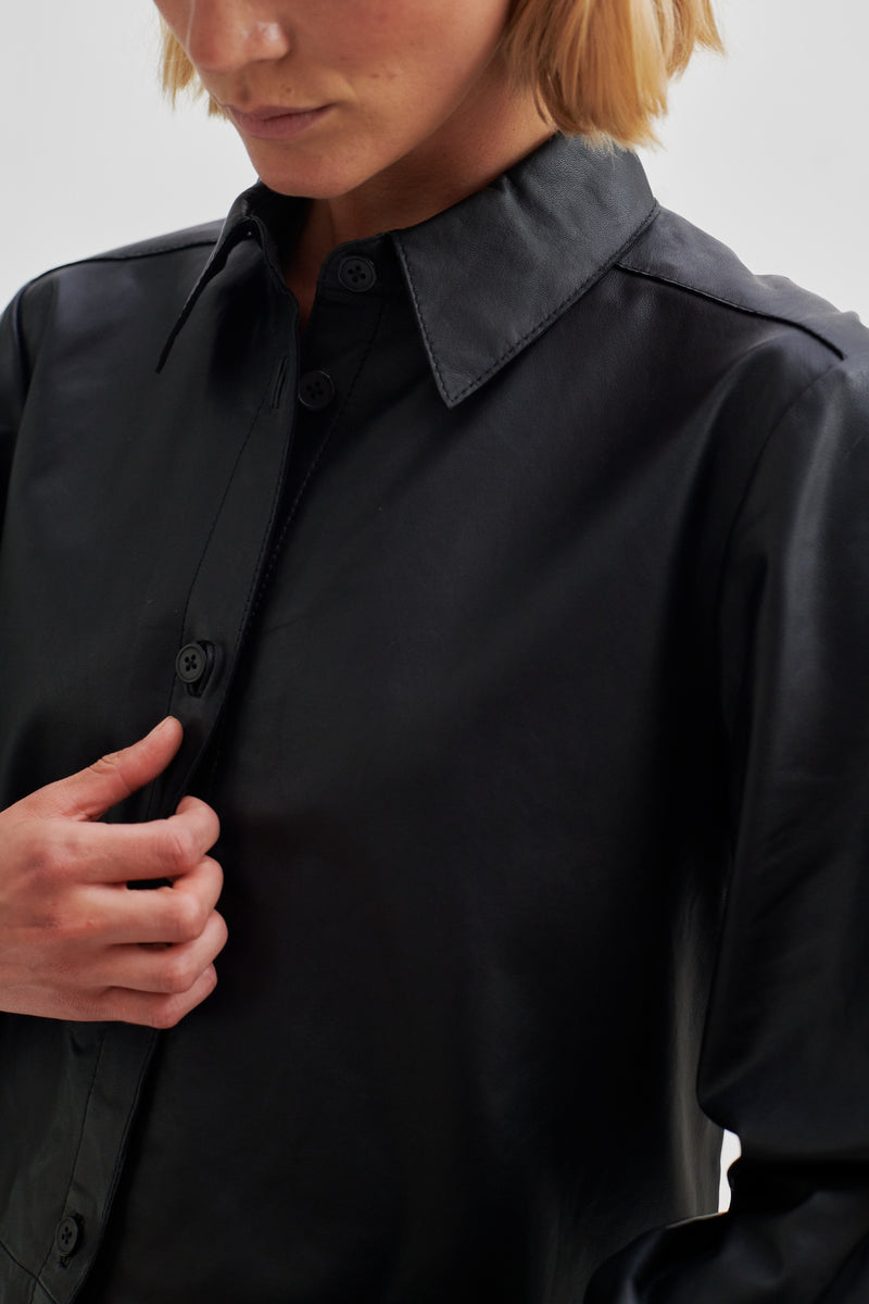 Lito Leather Shirt