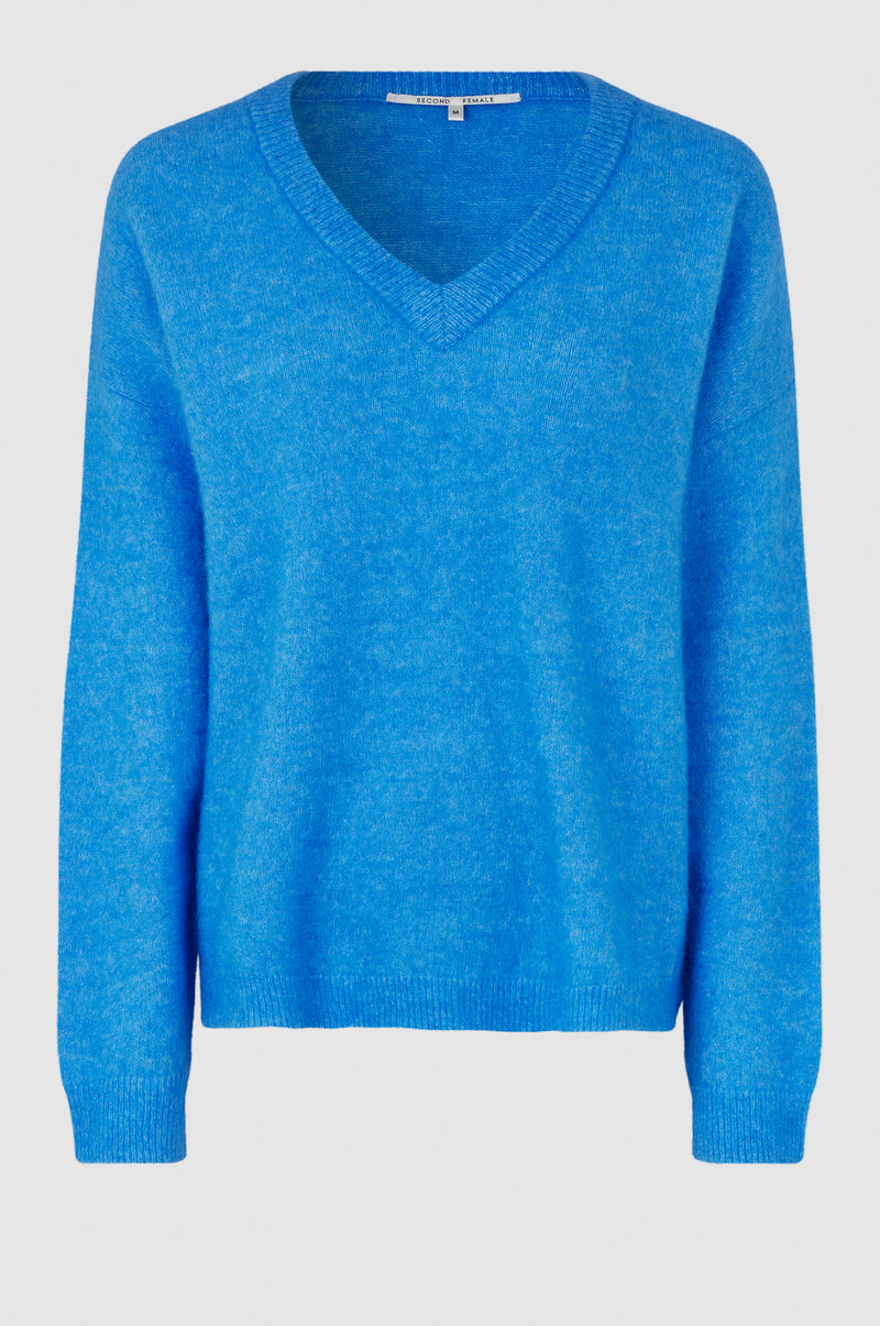 Brook Knit Oversize V-Neck