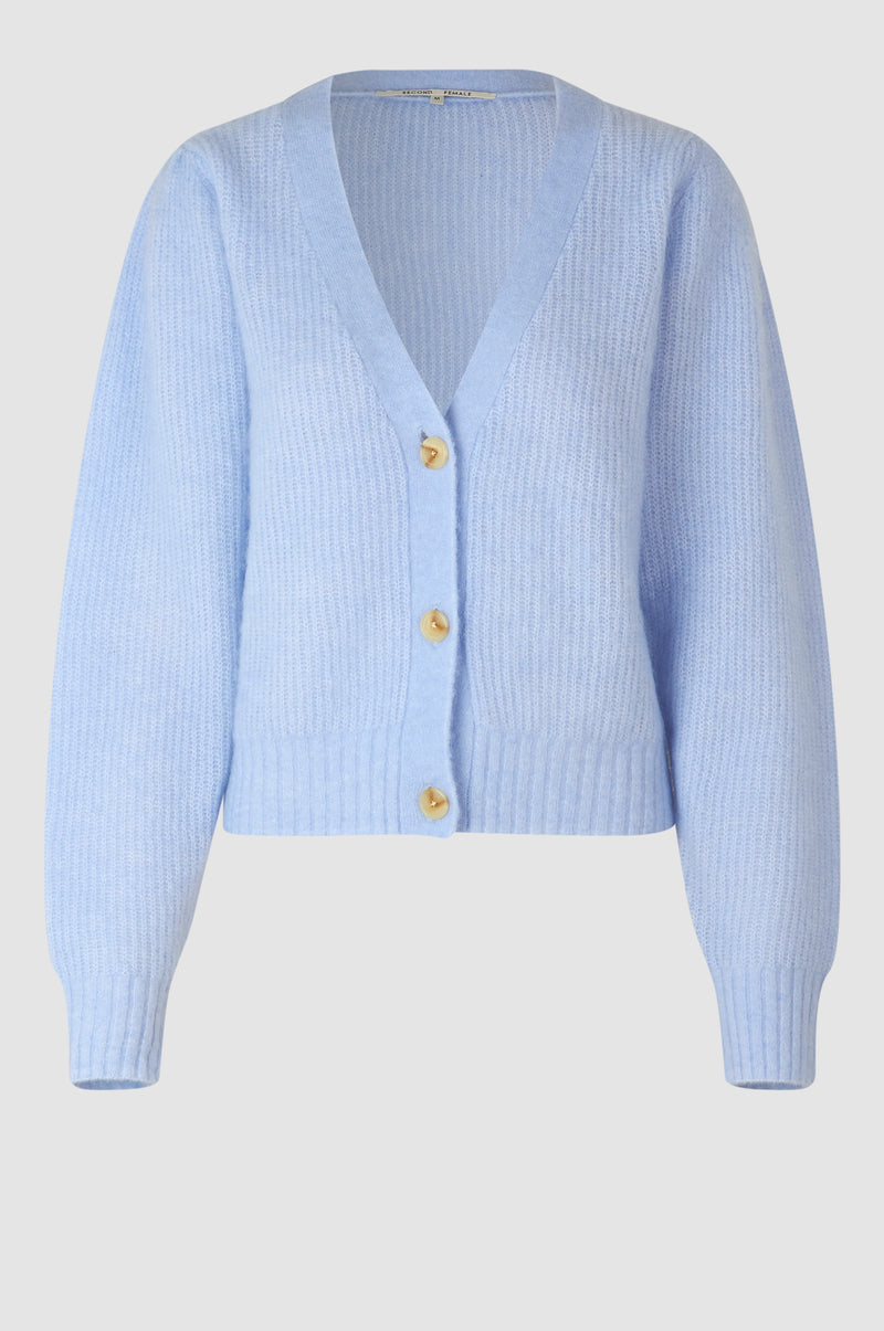 Brooky Knit New Puff Cardigan