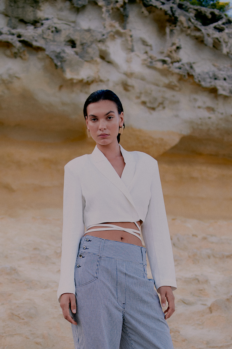 Lino Cropped Blazer