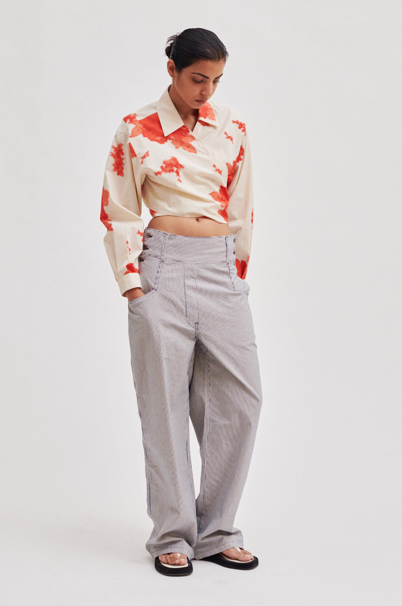 Fridenza Wrap Blouse
