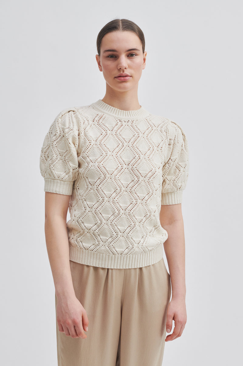 Trimmy Knit O-Neck