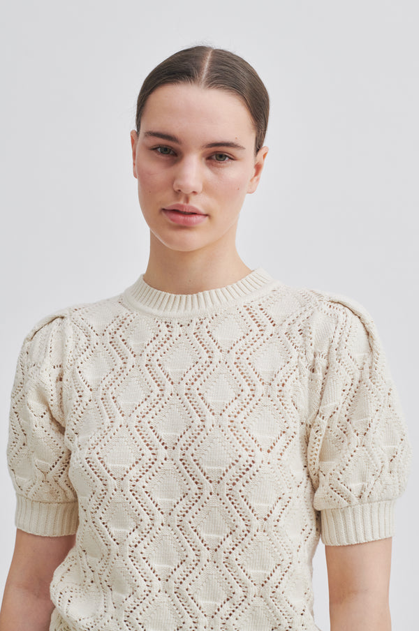 Trimmy Knit O-Neck