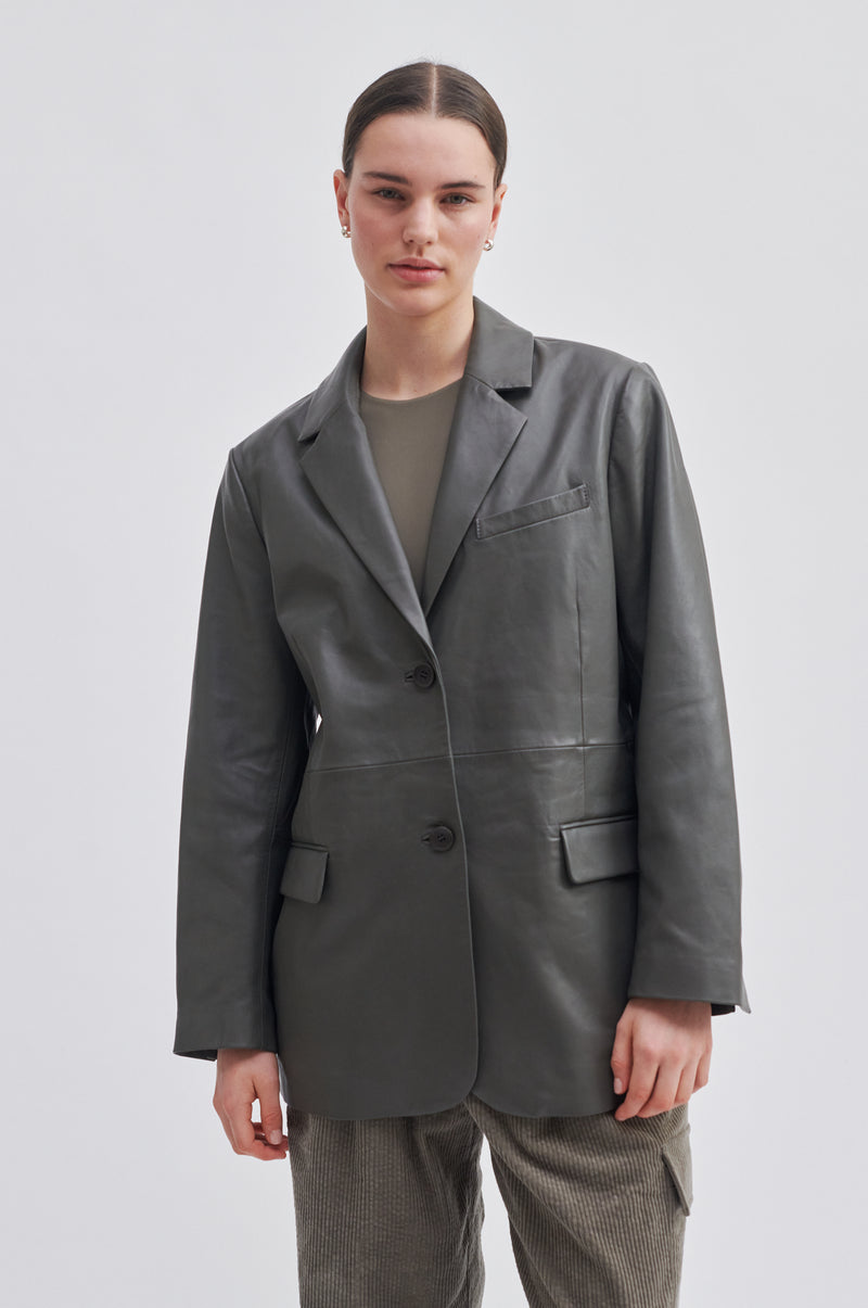 Lito New Leather Blazer