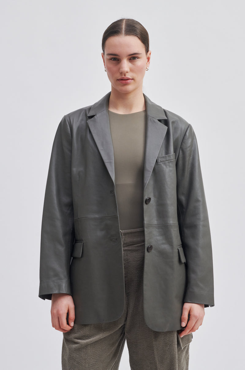 Lito New Leather Blazer